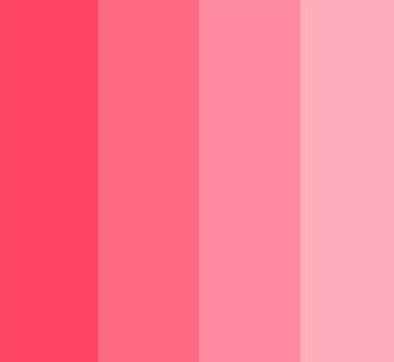 Paleta de cores- rosa
