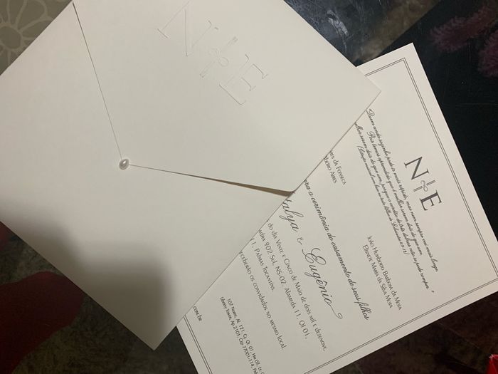 Nossos convites ficaram prontos 😍 - 2