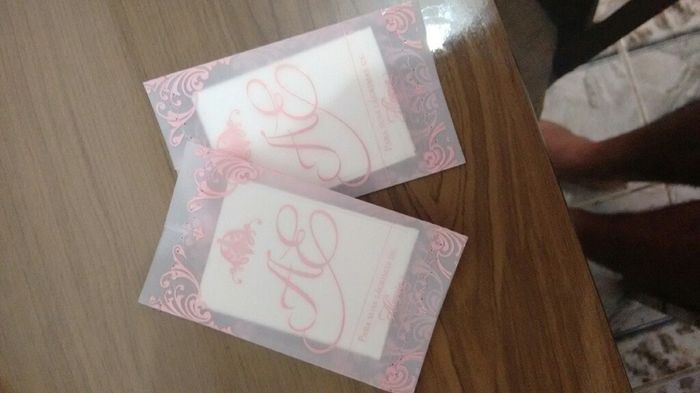 Meu convite de casamento chegou! vem ver ? - 9