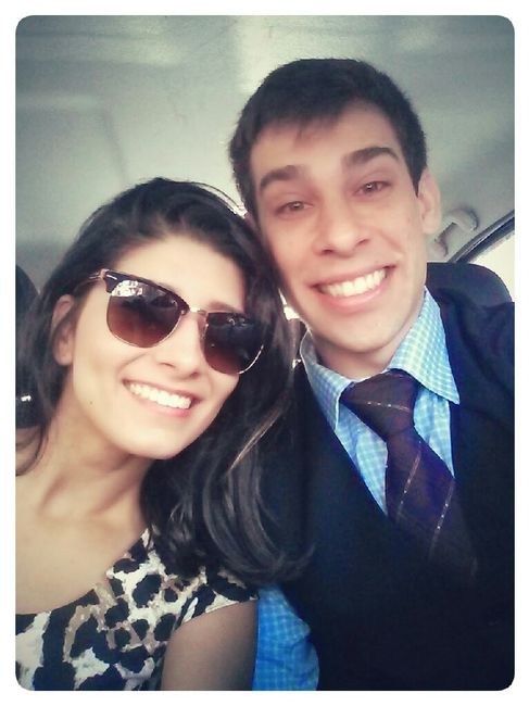 A primeira foto com o seu futuro marido - 1