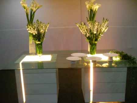 Mesa de doces vazia