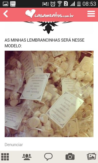Lembrancinhas para convidados - 1