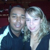 Eu e o amor da minha vida na apresentação de bale da mey