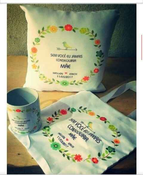 Lembrança para as mães e os pais - 1