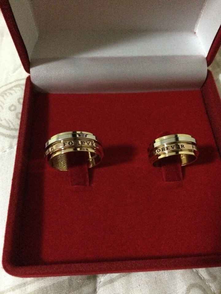 Minha aliança chegou - 1