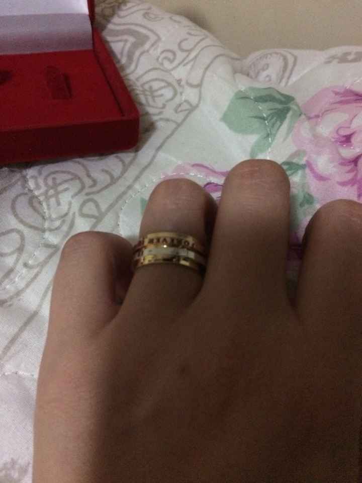 Minha aliança chegou - 2