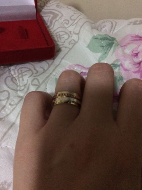 Minha aliança chegou - 2