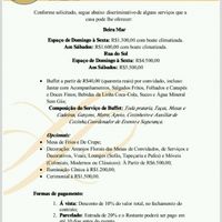 Buffet e decoração valor - 1