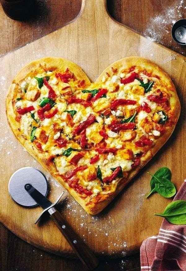 Noivado com pizza (: - 1