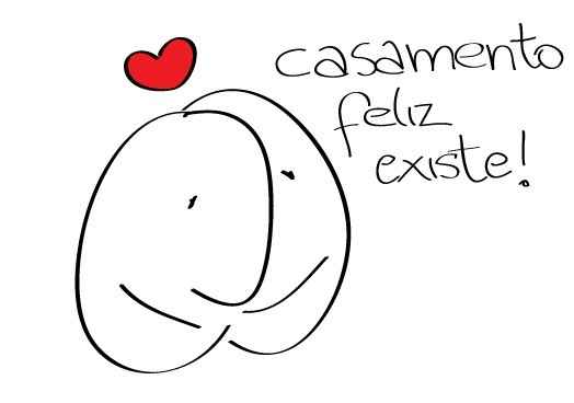 casamento feliz...