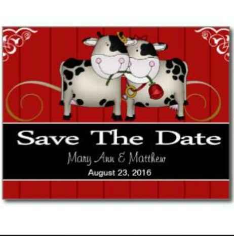 Save the date: vaquinhas. - 2
