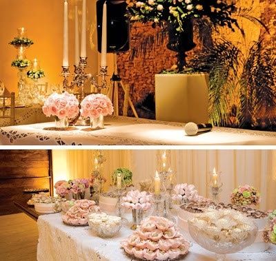 decoração cor de rosa
