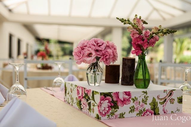 decoração cor de rosa 