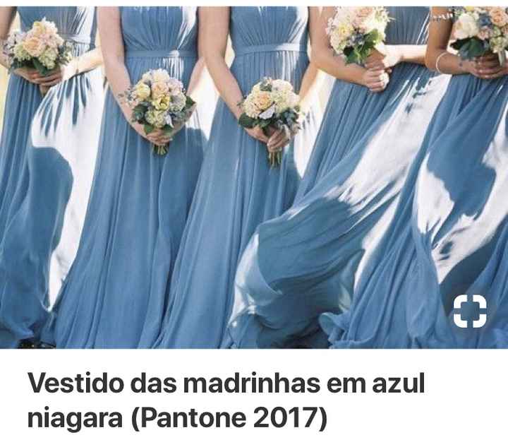 Madrinhas de azul Niágara - 2