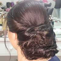 Parte de trás do penteado...