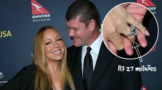 Anel de noivado Mariah Carey