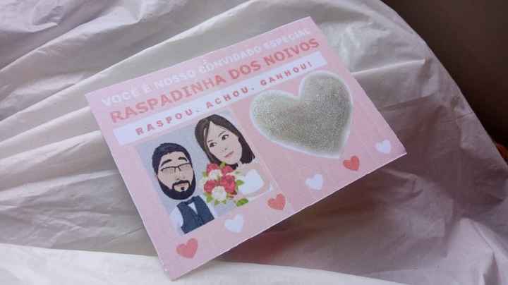 Convite dos padrinhos criativo - 1