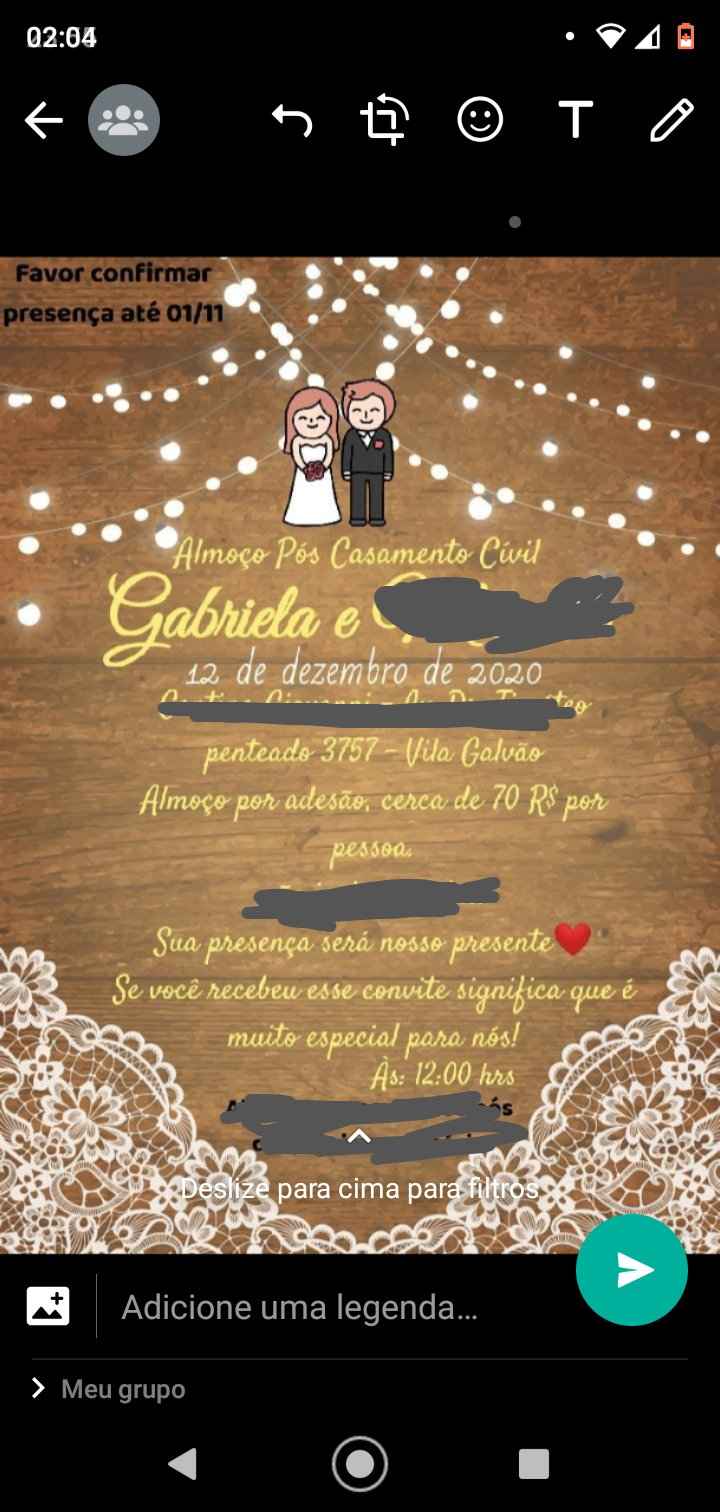 Casamento por adesão, ninguém da minha família quer ir 1