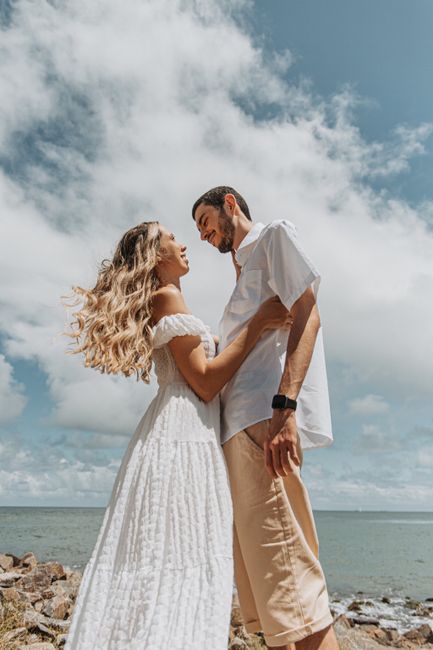 Nosso pré-wedding 👰🏼‍♀️🤵🏻‍♂️🌊💖 6