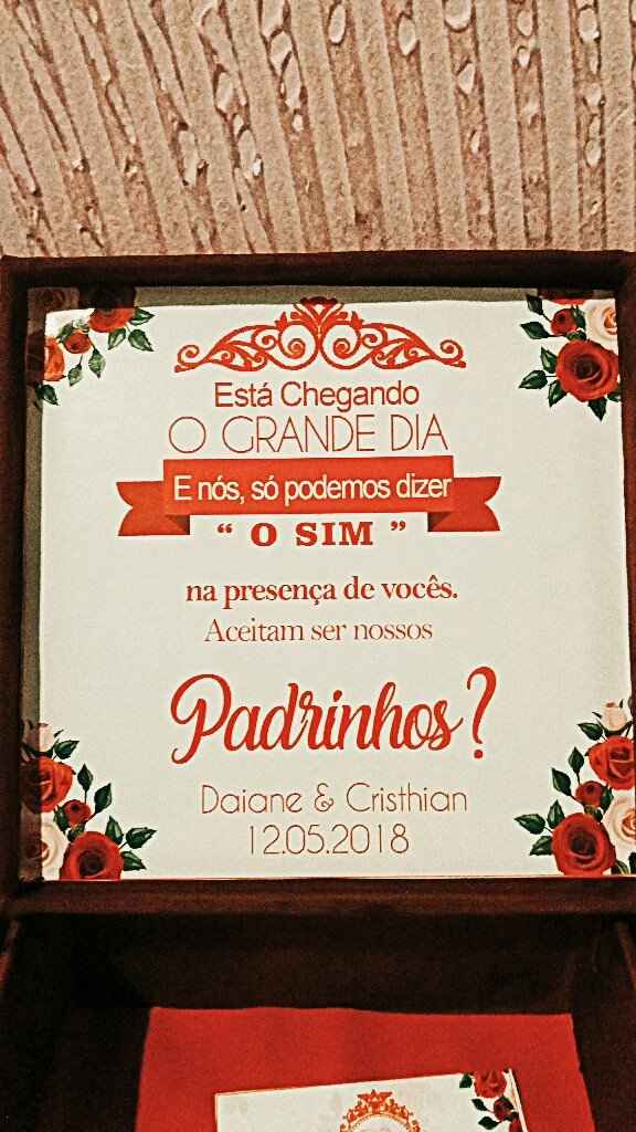 Convite padrinhos e papelaria. Vem ver 😍 - 1