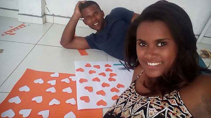 Eu e mow com a mão na massa