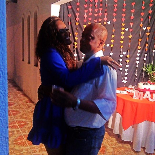 meu pai e irmã "metendo dança" rsrsrs