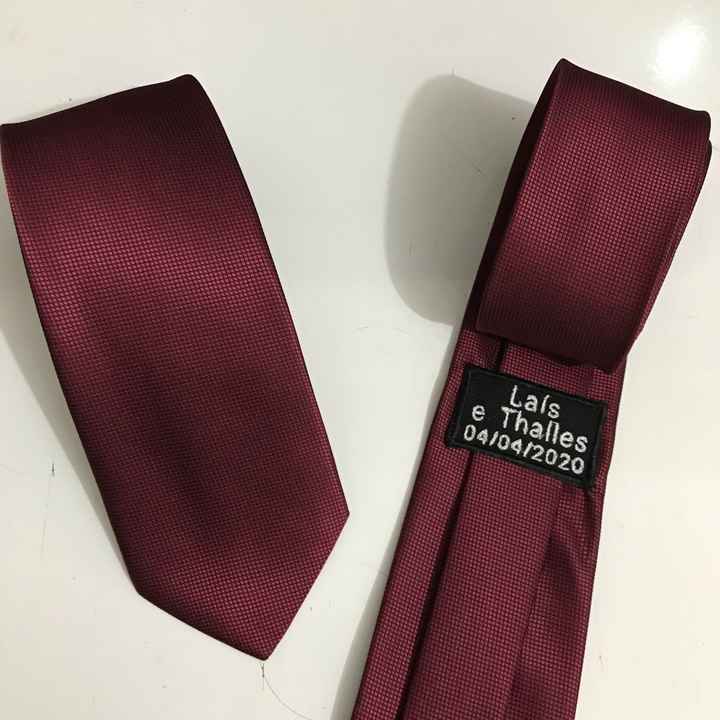 Chegaram as gravatas dos padrinhos - 1