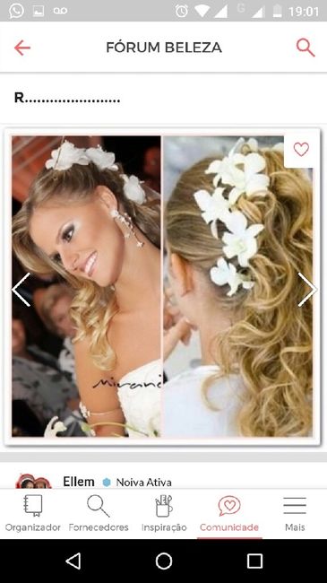 Penteado cabelo solto - 1