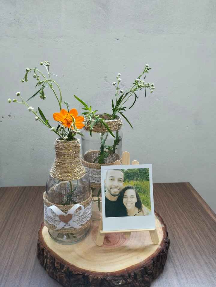 Centro de mesa rústico!! Vem ver 😍 Diy - 2