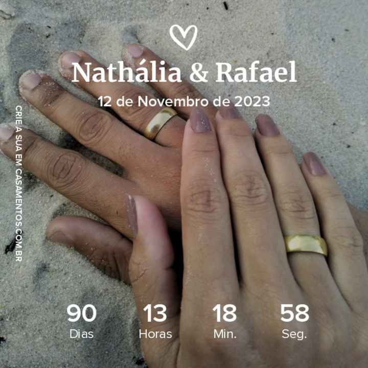 Faltam 3 meses 😍😍 - 1