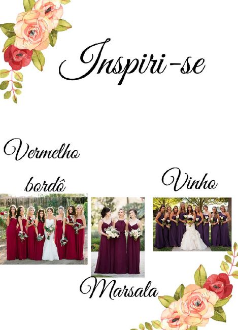 Cor do vestido das madrinhas - 1