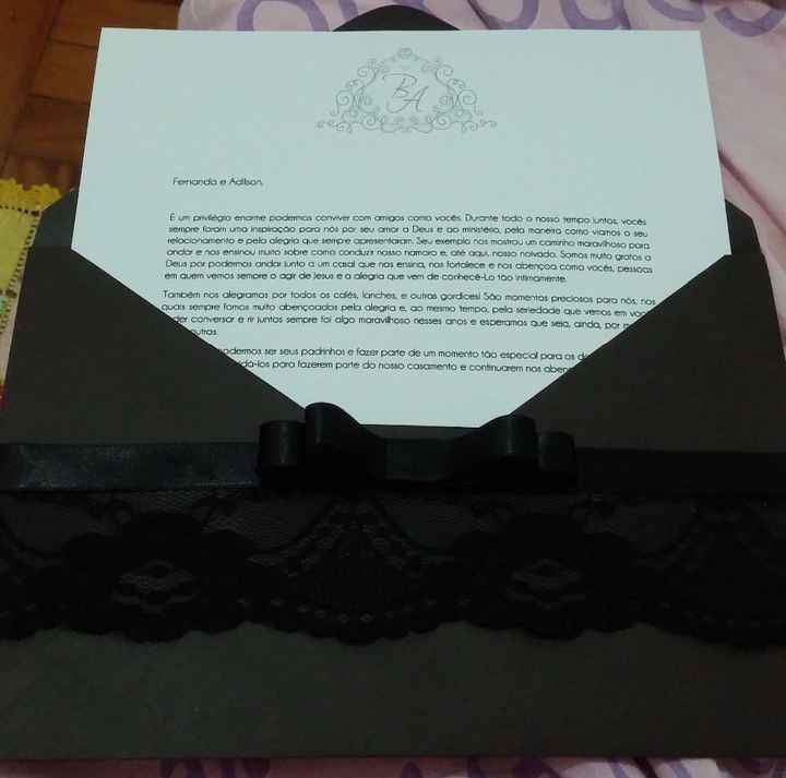 Envelope aberto
