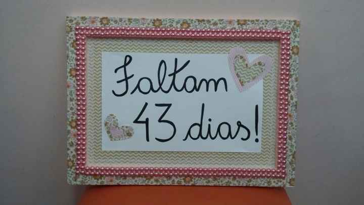 Quadro contagem regressiva