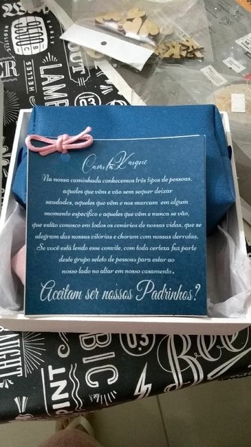 Convite dos padrinhos - 2