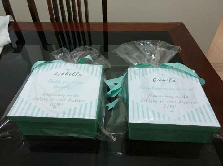 Presente das daminhas e padrinhos - 3