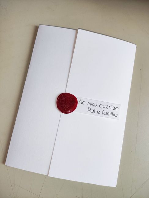 Nossos convites de casamento diy 1