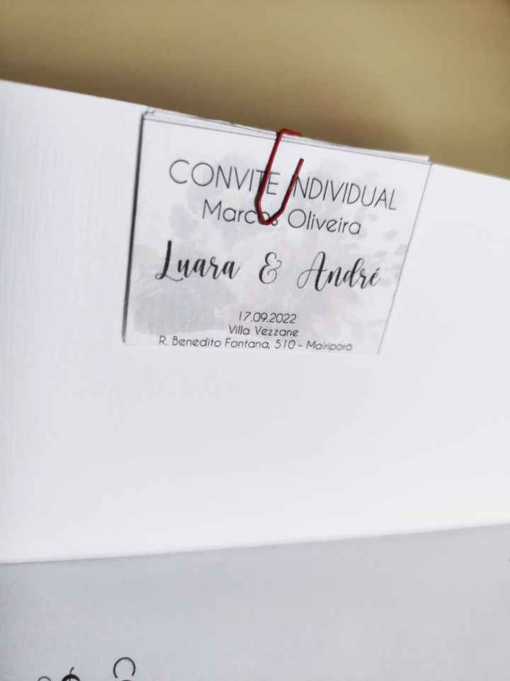 Nossos convites de casamento diy - 1