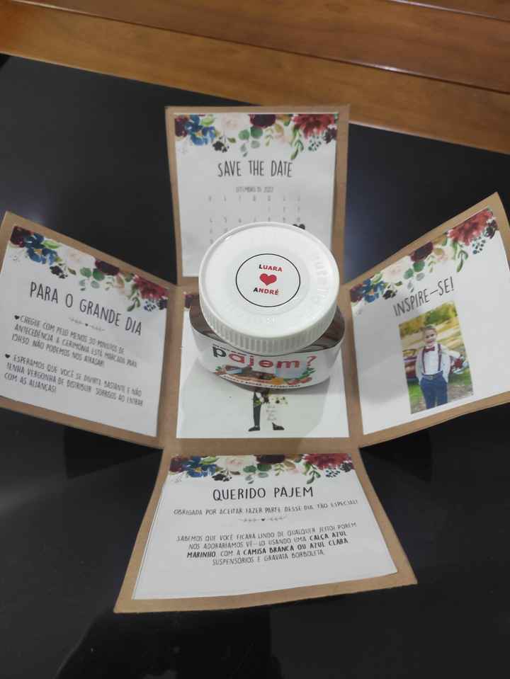 Convite diy do pajem e daminha! #vemver - 5