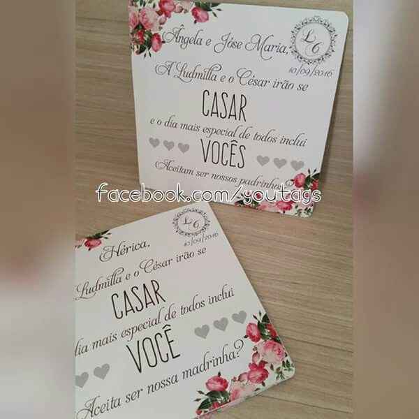Convite padrinhos - 1