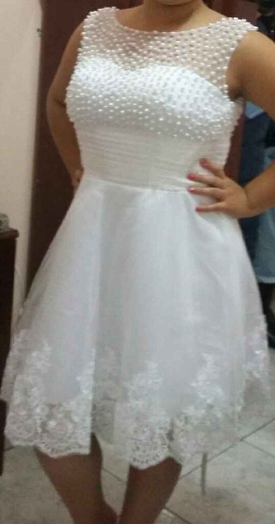 Vestido curto do ali - 1