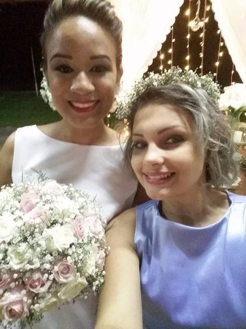 Eu e minha madrinha.