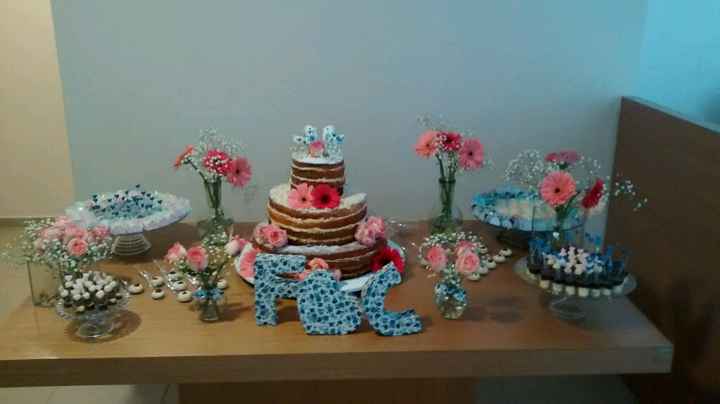 Noivado, decoração e naked cake! - 1