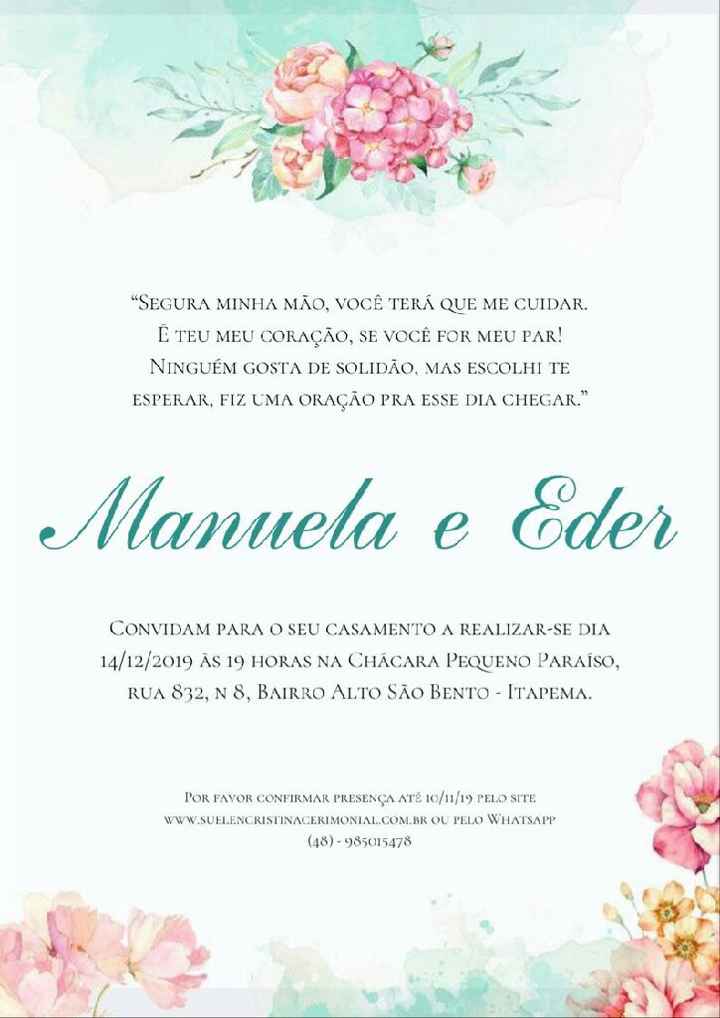 Convite - 1