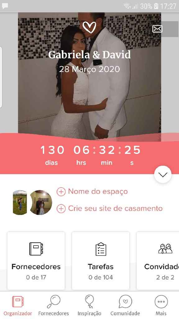 1 ano para o casamento! - 1