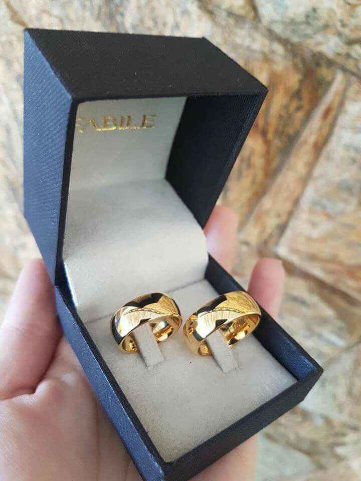 Compramos nossas alianças 😍 - 1