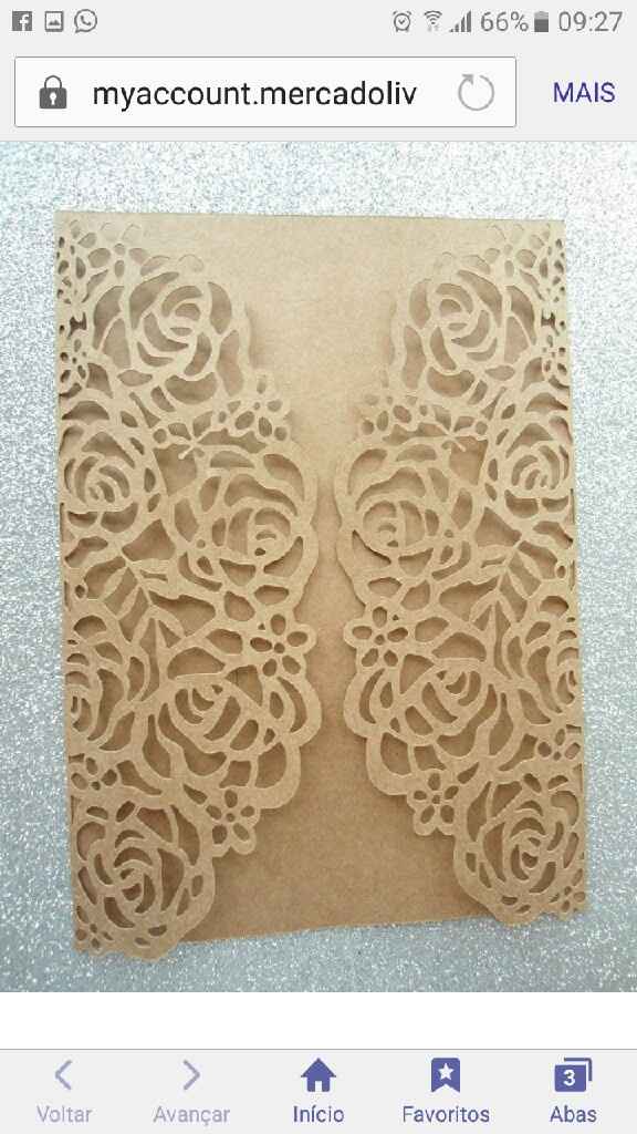 Convite envelope rendado - 4