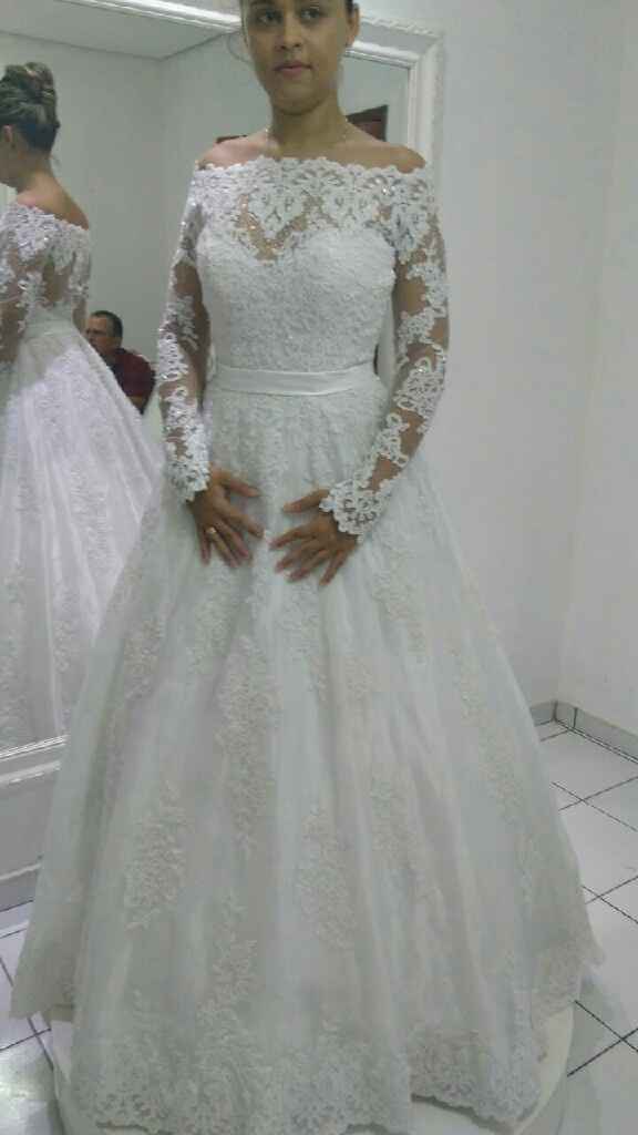 Provando o vestido - 2