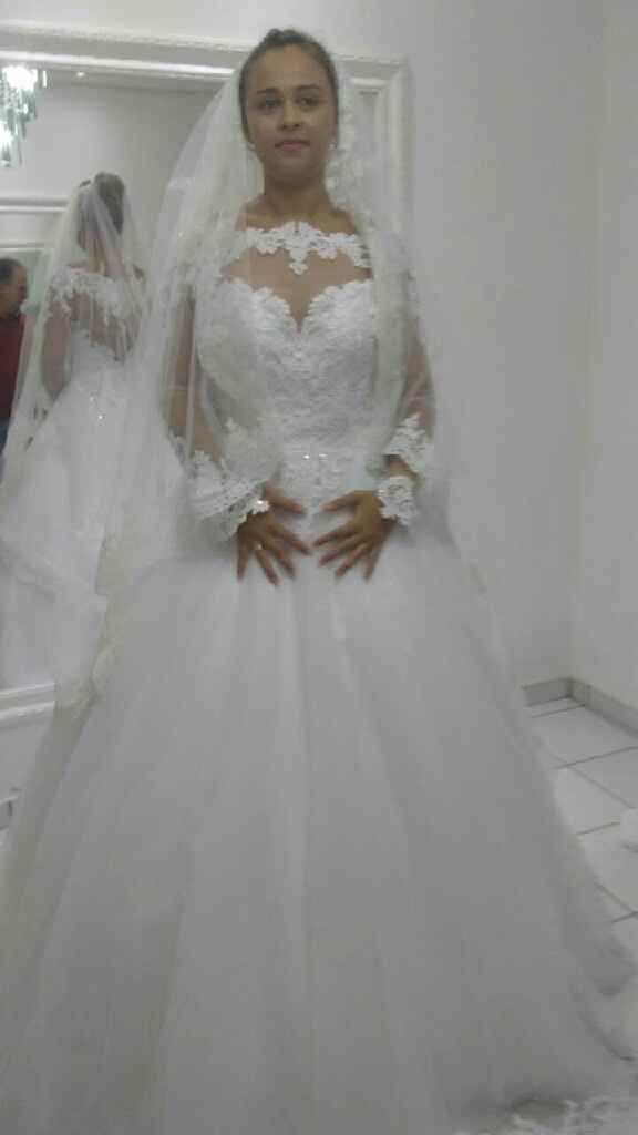 Provando o vestido - 3