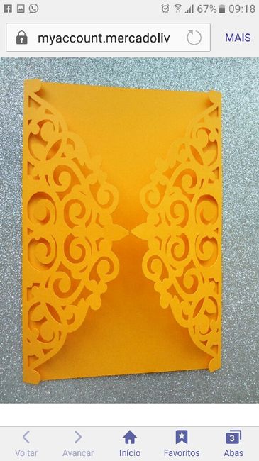 Convite envelope rendado - 3
