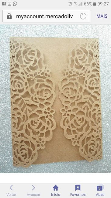 Convite envelope rendado - 4